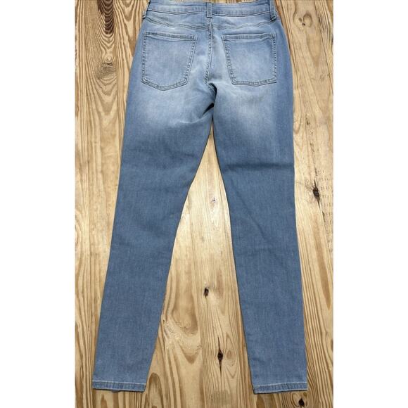 So Blue Destructed Curvy High Rise Jegging Size 9/29 - Picture 2 of 8